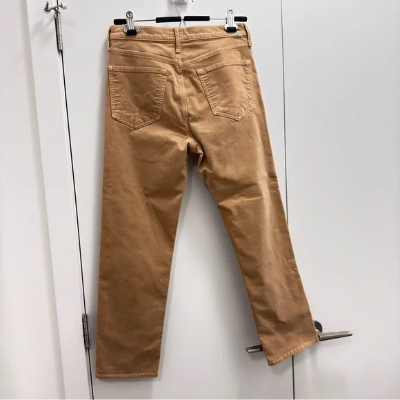 Mother the Tomcat ankle cords brown Straight-Leg Pants size 28 with inseam 26” - Picture 4 of 12